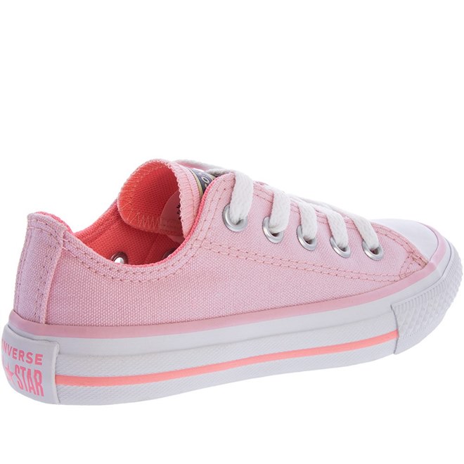 All star rosa outlet metalizado