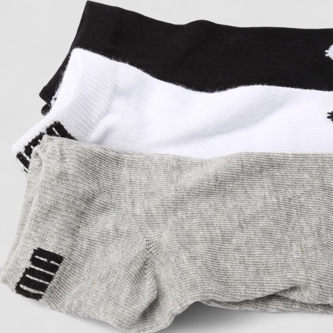 Kit Meia Invisível Infantil Puma 3 Pares 29-34 Color