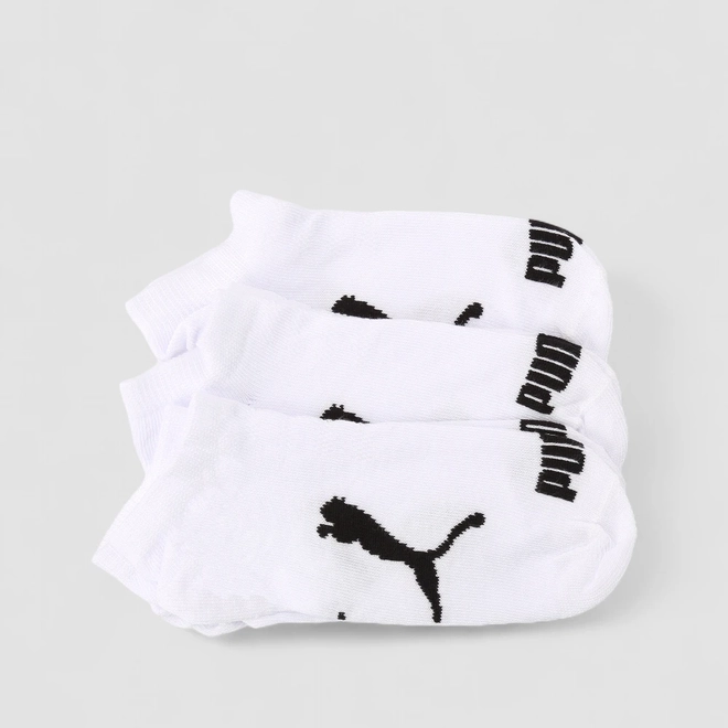 Kit Meia Invisível Infantil Puma 3 Pares 29-34 Branco