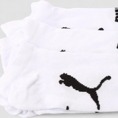 Kit Meia Invisível Infantil Puma 3 Pares 29-34 Branco