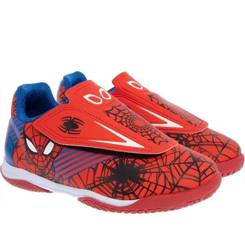 Chuteira Infantil Futsal Dray Marvel Homem-Aranha Vermelho