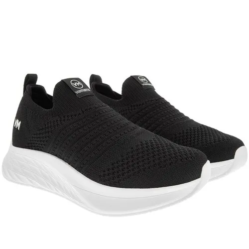 Tênis Via Marte Plataforma Feminino Knit Preto