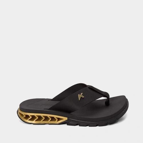 Chinelo Kenner Rakka Tecido Preto