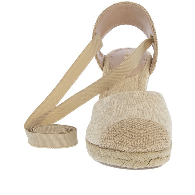 Espadrille store anabela amarração