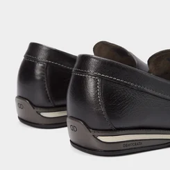 Mocassim Democrata Ted Easy Couro Preto