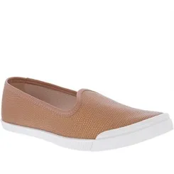 Slipper Moleca Textura Snake Rosé