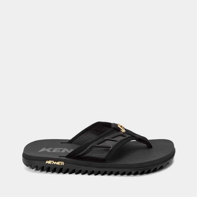 Chinelo Kenner Kivah Original Tecido Preto