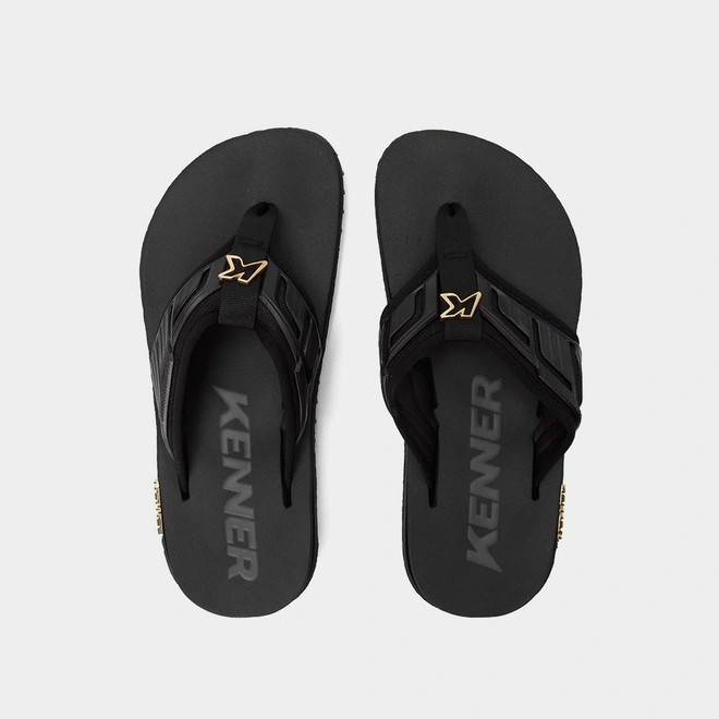 Chinelo Kenner Kivah Original Tecido Preto