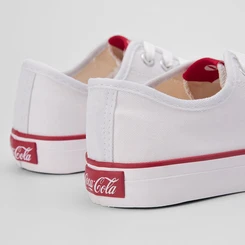 Tênis Coca Cola Stream Canvas Feminino Branco