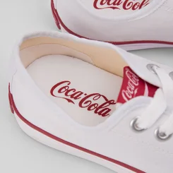 Tênis Coca Cola Stream Canvas Feminino Branco