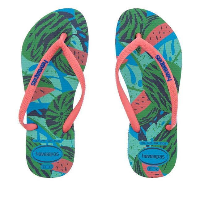 Chinelo Havaianas Slim Summer Fruits Melancia Vermelho