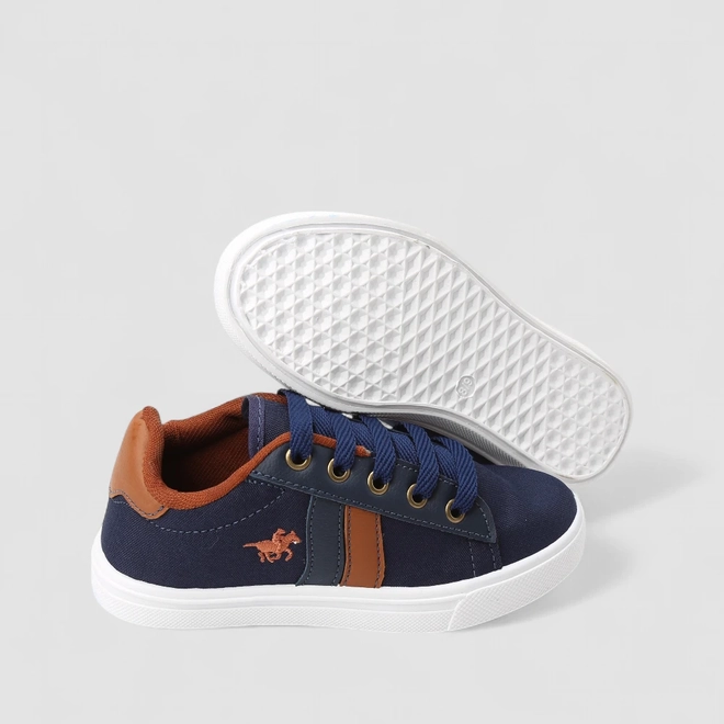 Tênis Infantil Polo Energy Kids Casual Recortes Marinho