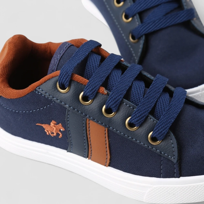 Tênis Infantil Polo Energy Kids Casual Recortes Marinho