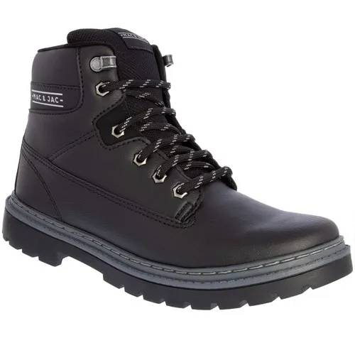 Bota Coturno Mac & Jac Tratorada Pespontos Preto