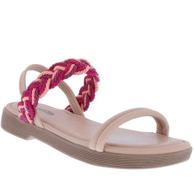 Sandália vizzano tressê rosa new arrivals