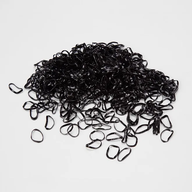 Kit Mini Elástico Gabriela Beauty Preto