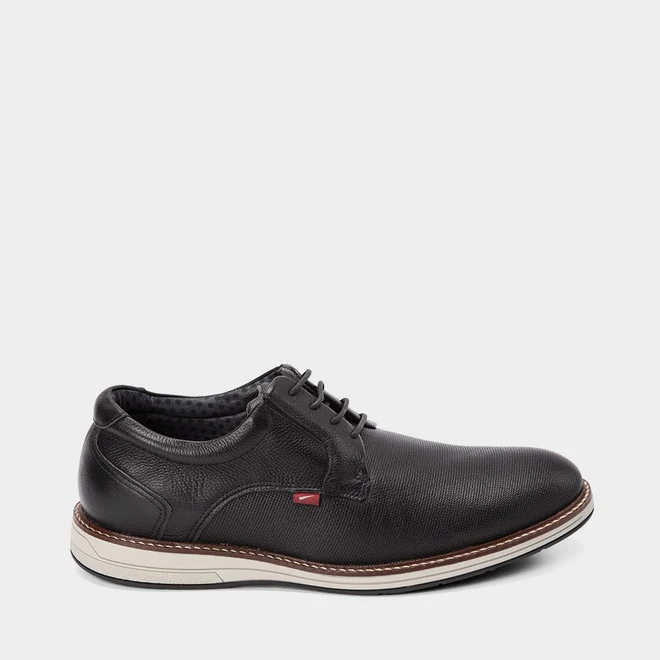Sapato Social Ferracini Kingston Couro Preto