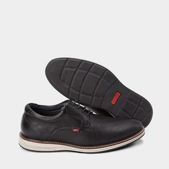 Sapato Social Ferracini Kingston Couro Preto