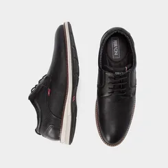 Sapato Social Ferracini Kingston Couro Preto