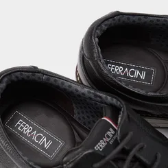 Sapato Social Ferracini Kingston Couro Preto