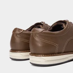 Sapato Casual Ferracini Kingston Oxford Couro Marrom