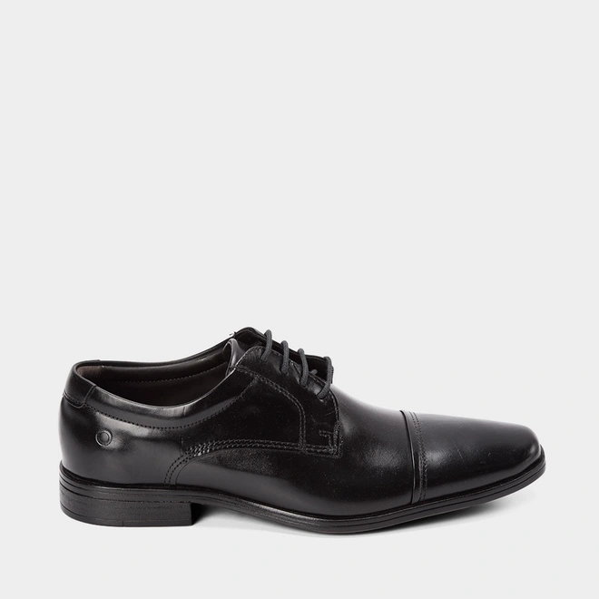 Sapato Social Democrata Metropolitan Vega Perfuros Couro Preto