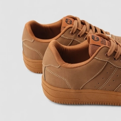 Tênis Ollie Originals Kings Street Masculino Nobuck Caramelo