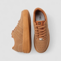 Tênis Ollie Originals Kings Street Masculino Nobuck Caramelo