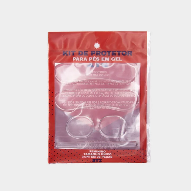 Kit de Protetores para pés STZ 6 Peças Gel Incolor