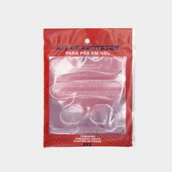 Kit de Protetores para pés STZ 6 Peças Gel Incolor