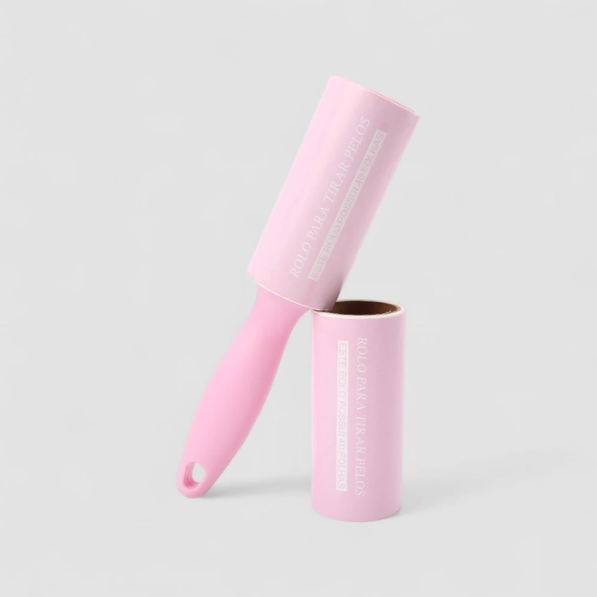 Rolo Tira Pelos Stz 40 folhas Rosa