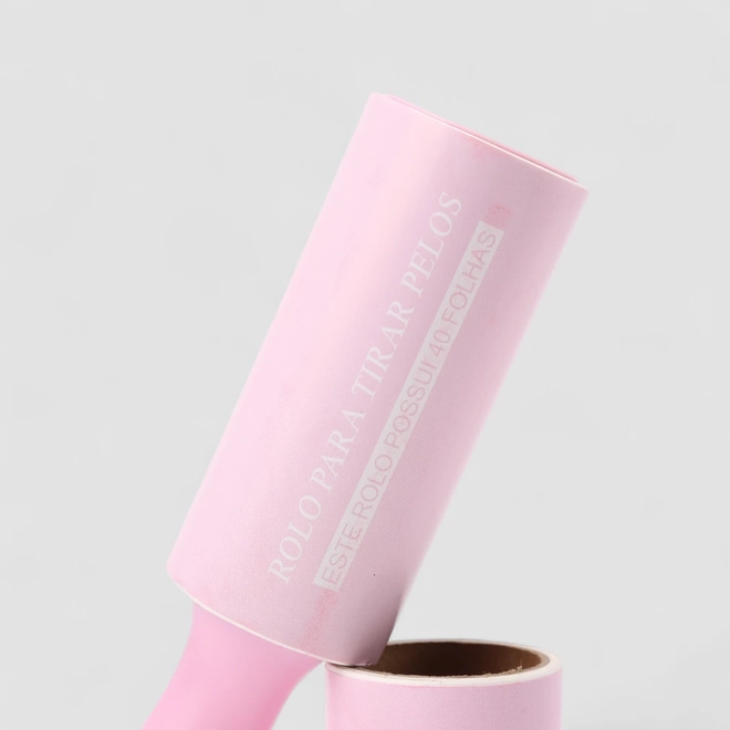 Rolo Tira Pelos Stz 40 folhas Rosa