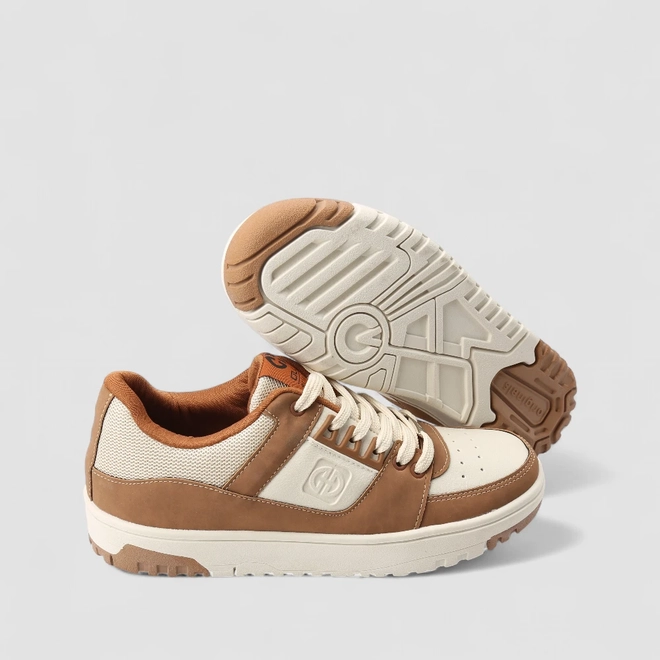 Tênis Ollie Originals Rocky Street Masculino Nobuck Caramelo