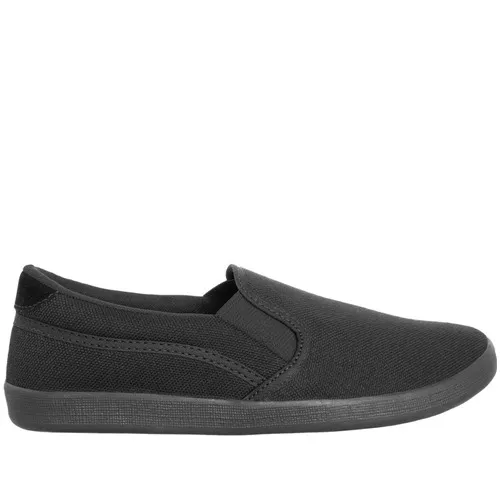 Slip On Mac & Jac Pespontos Tecido Preto