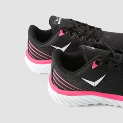 Tênis Vertus Esportivo Feminino Tecido Neon Preto