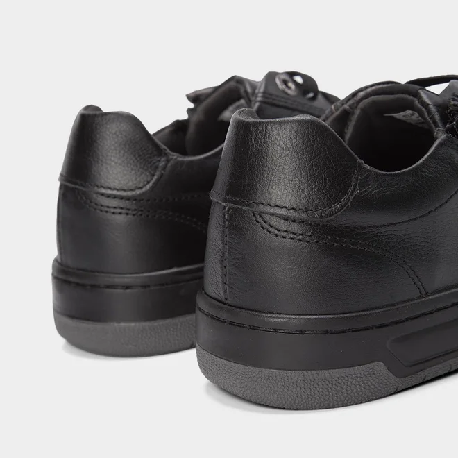 Sapatênis Ferracini Vox Zíper Couro Preto