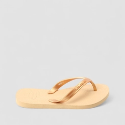 Chinelo Feminino Havaianas Elegance Original Dourado