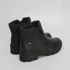 Bota Coturno Dakota Detalhe Soft & Zipper Lateral Preto
