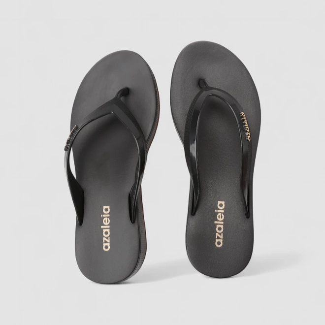 Tamanco Azaleia Anabela Fabi Light Line Preto