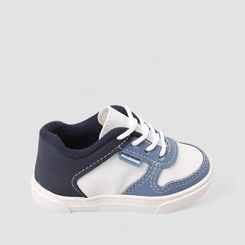 Tênis Infantil Molekinho Casual Recortes Azul