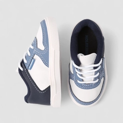 Tênis Infantil Molekinho Casual Recortes Azul