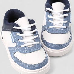Tênis Infantil Molekinho Casual Recortes Azul