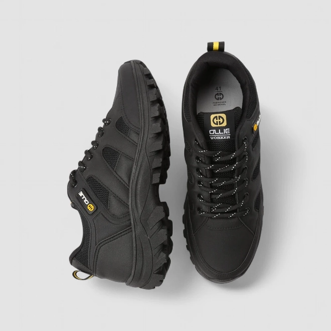 Bota Trekking Masculina Ollie Originals Worker Preto
