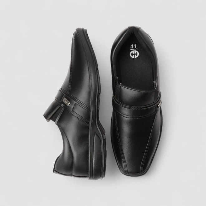Sapato Social Ollie Originals Frank Slip On Preto