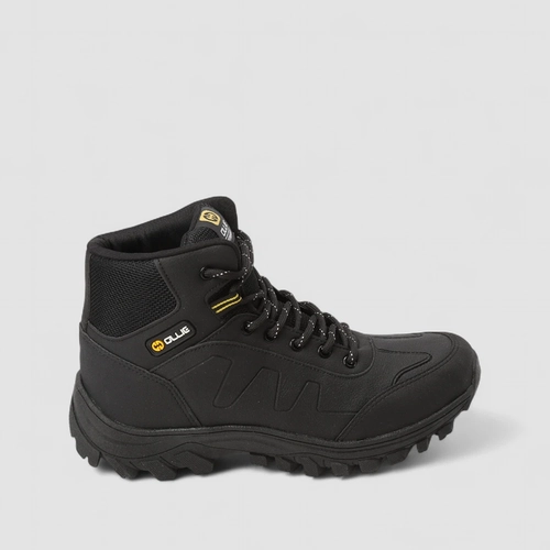 Bota Trekking Masculina Ollie Originals Monttana Recortes Preto