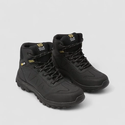 Bota Trekking Masculina Ollie Originals Monttana Recortes Preto