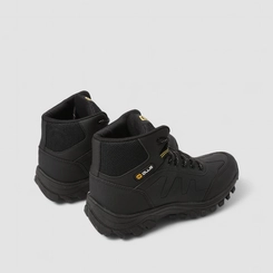 Bota Trekking Masculina Ollie Originals Monttana Recortes Preto