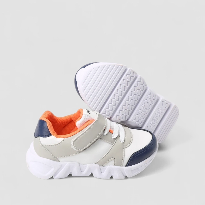 Tênis Infantil Vertus Casual Chunky Tira Contato Recortes Color