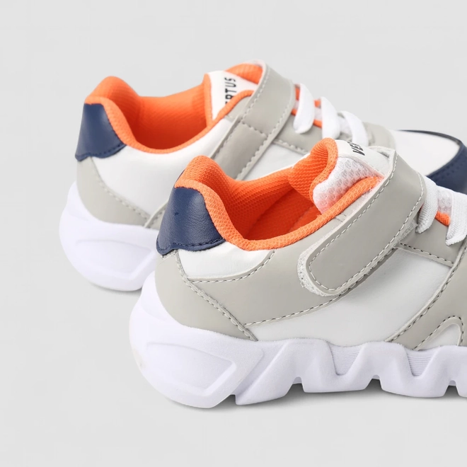 Tênis Infantil Vertus Casual Chunky Tira Contato Recortes Color
