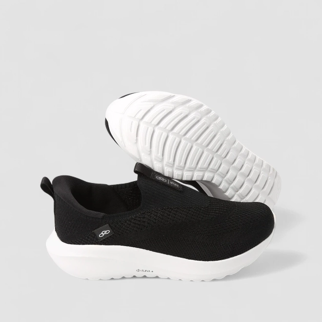Tênis Olympikus Intuit Eleva+ Esportivo Feminino Knit Preto